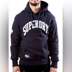 Superdry Varsity Arch Mono Hoodie